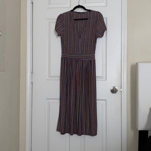 Multi colored dress.